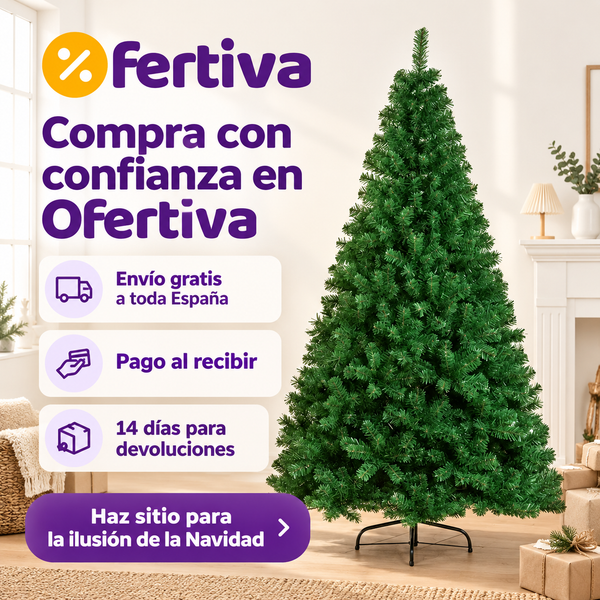 Árbol de Navidad 1,80 m