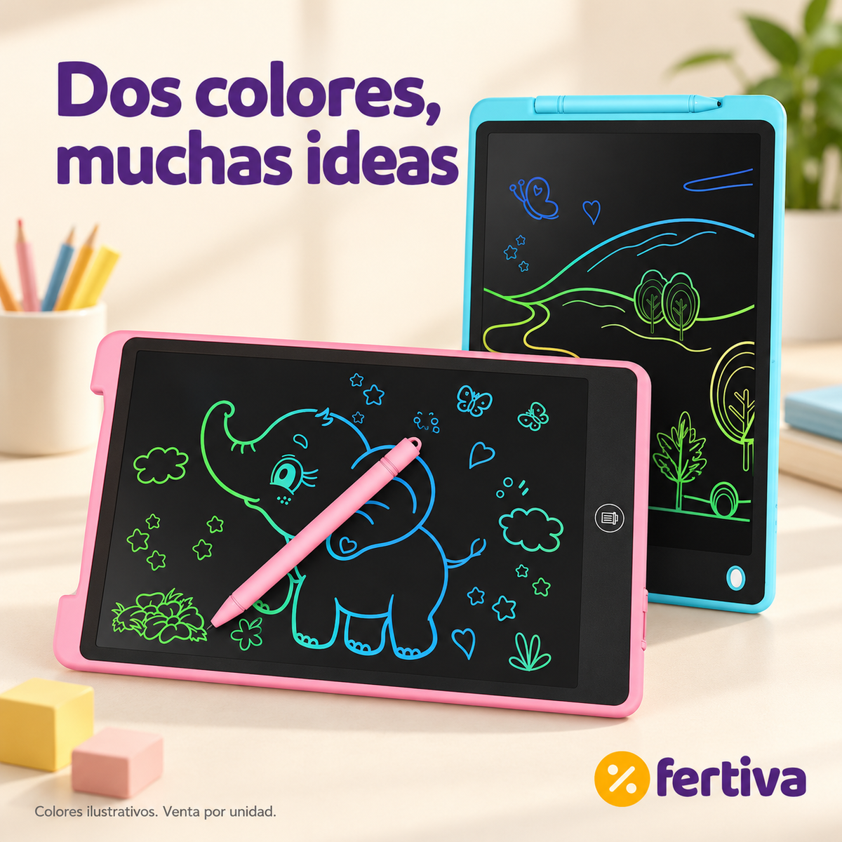Pizarra Mágica LCD 8,5" para Niños