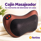 Cojín de Masaje Shiatsu con Calor para Cuello, Espalda y Piernas
