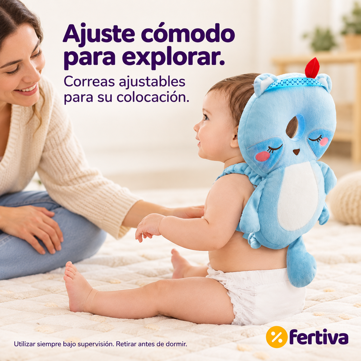 Cojín Protector Anticaídas para Bebé
