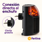 Calefactor Enchufable 1000W con Mando a Distancia