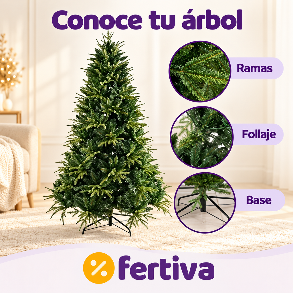 Árbol de Navidad 1,80 m