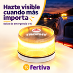 Baliza V16 Conectada DGT 3.0 con Geolocalización