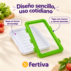 Pack 9 Bandejas Herméticas con Tapa Elástica