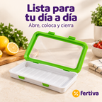Pack 9 Bandejas Herméticas con Tapa Elástica