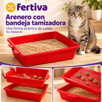 Arenero Sift & Go – Limpia la Arena del Gato sin Pala