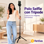 Palo Selfie Inteligente con Seguimiento Facial 1,92 m