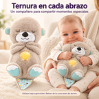 Peluche Nutria que Respira para Dormir con Música y Luz