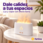 Humidificador Efecto Llama con Luz LED
