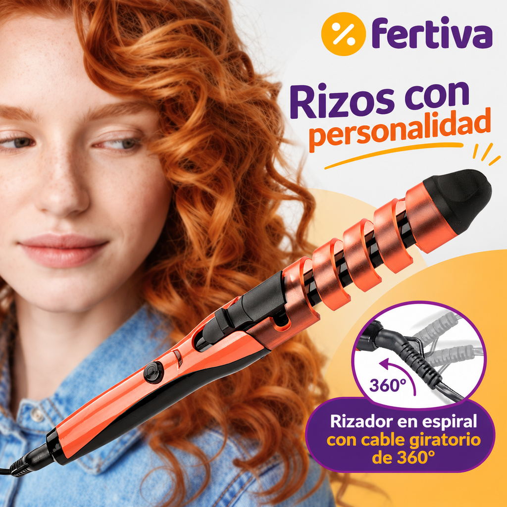 Pack Plancha Alisadora Mini + Rizador Espiral de Cerámica