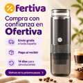 Cafetera Portátil Recargable para Cápsulas y Café Molido