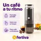 Cafetera Portátil Recargable para Cápsulas y Café Molido