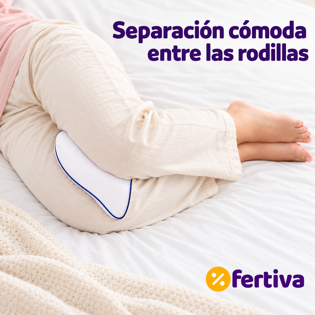 Pack 2 Almohadas para Piernas y Rodillas