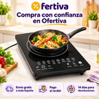 Placa de Inducción Portátil 1500W Táctil