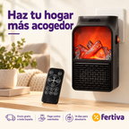 Calefactor Enchufable 1000W con Mando a Distancia