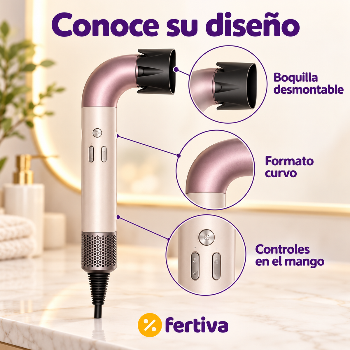 Súper Secador Profesional con 4 Cabezales