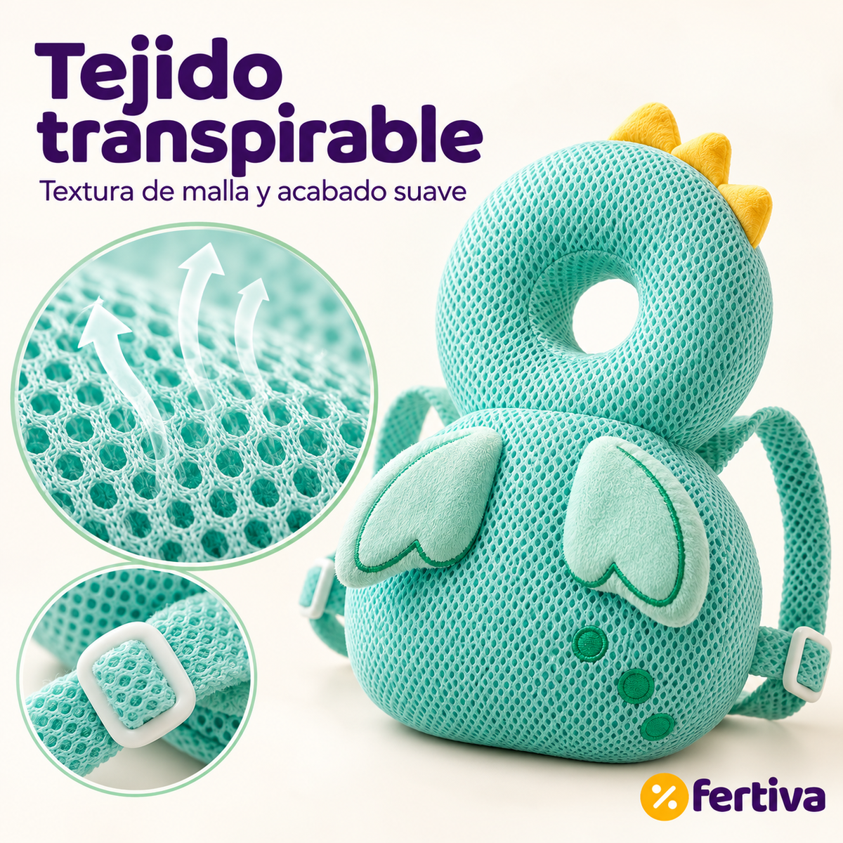 Cojín Protector Anticaídas para Bebé