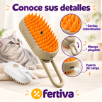 Cepillo de Vapor para Gatos y Perros – Pack 2