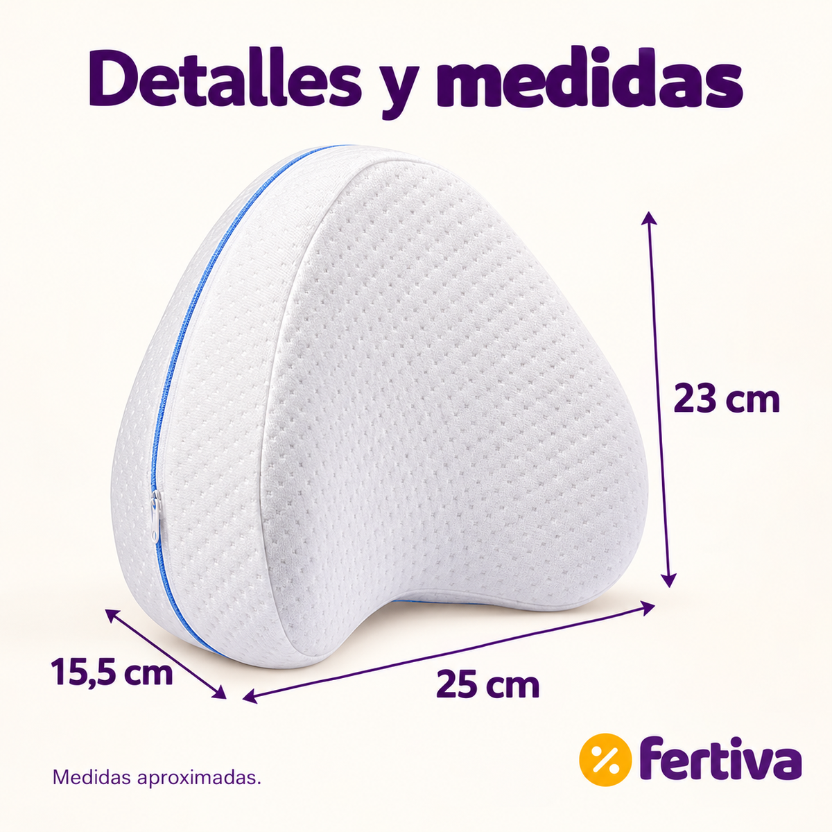 Pack 2 Almohadas para Piernas y Rodillas