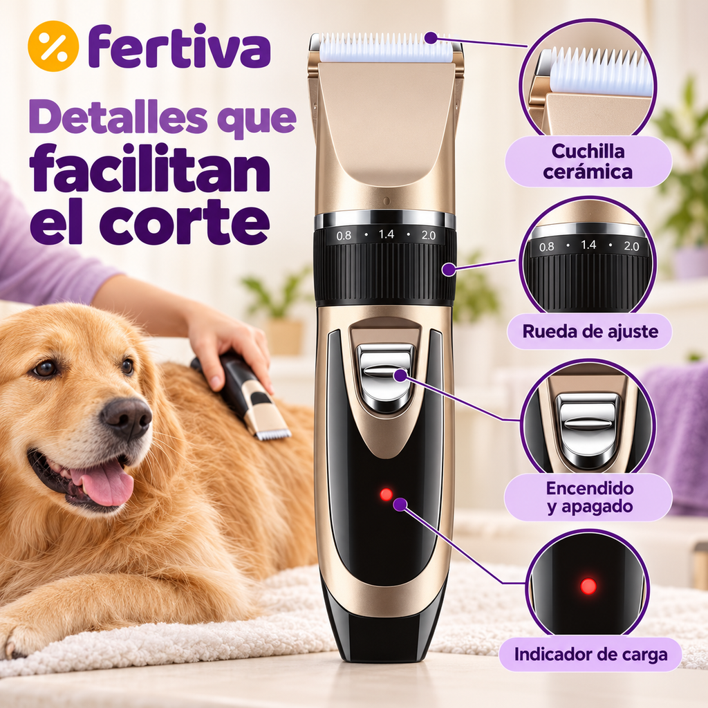 Kit Cortapelo para Perros y Gatos