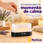 Humidificador Efecto Llama con Luz LED