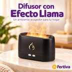 Humidificador Efecto Llama con Luz LED