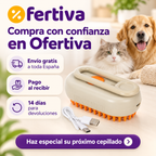 Cepillo de Vapor para Gatos y Perros – Pack 2