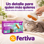 Cepillo de Vapor para Gatos y Perros – Pack 2