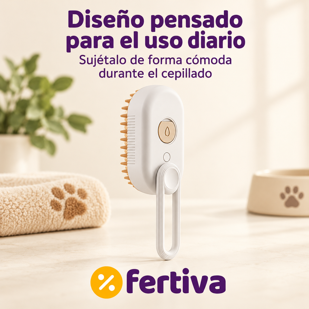 Cepillo de Vapor para Gatos y Perros – Pack 2