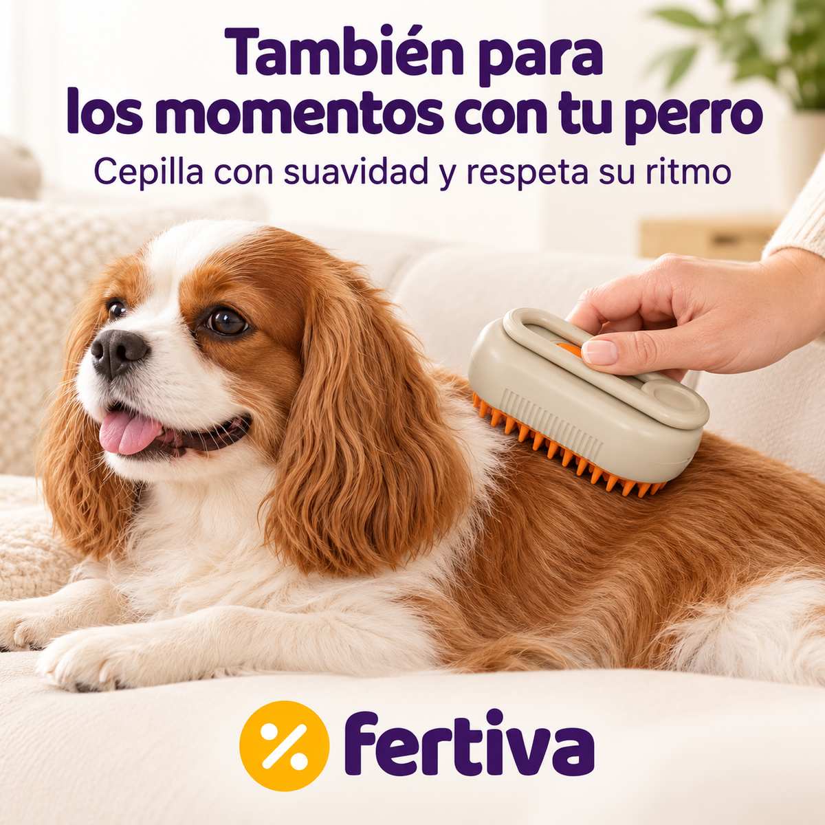 Cepillo de Vapor para Gatos y Perros – Pack 2