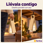 Lámpara Casita LED Recargable y Regulable