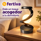 Lámpara Luna Levitante con Cargador Inalámbrico