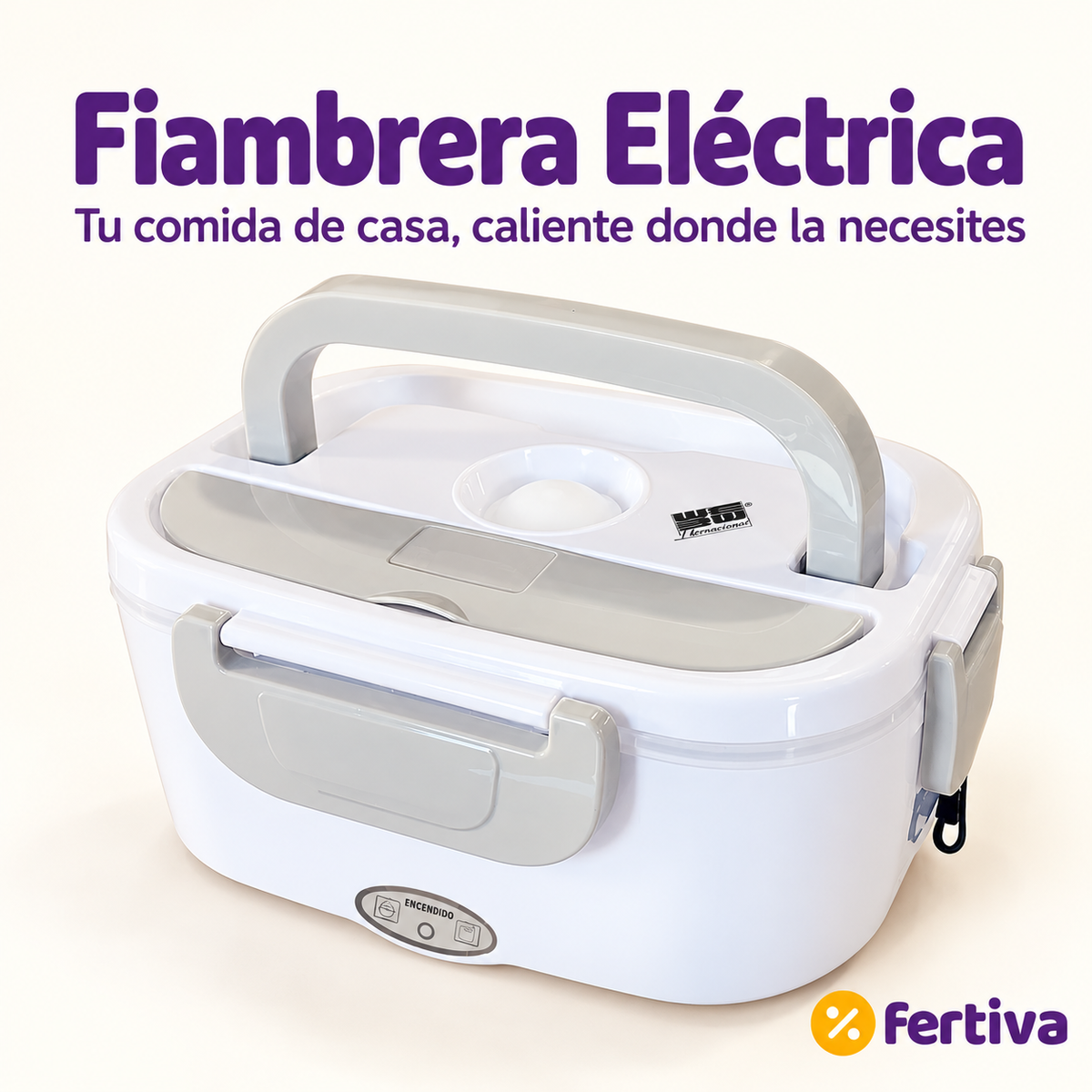 Fiambrera Eléctrica 2 en 1 para Trabajo y Coche 1,5 L