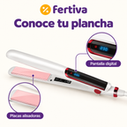 Pack Plancha Alisadora Mini + Rizador Espiral de Cerámica