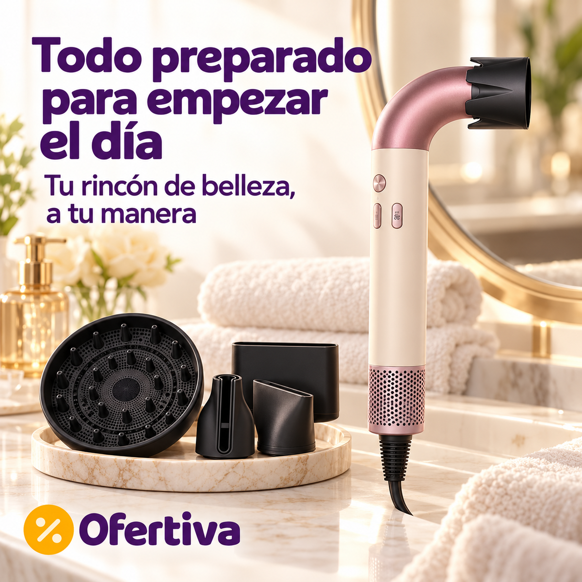 Súper Secador Profesional con 4 Cabezales
