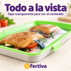Pack 9 Bandejas Herméticas con Tapa Elástica