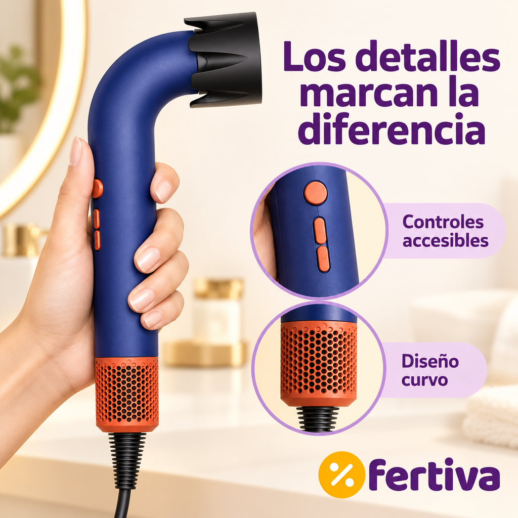 Súper Secador Profesional con 4 Cabezales