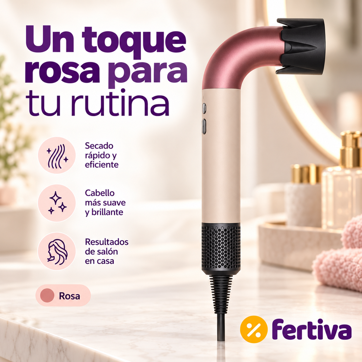 Súper Secador Profesional con 4 Cabezales