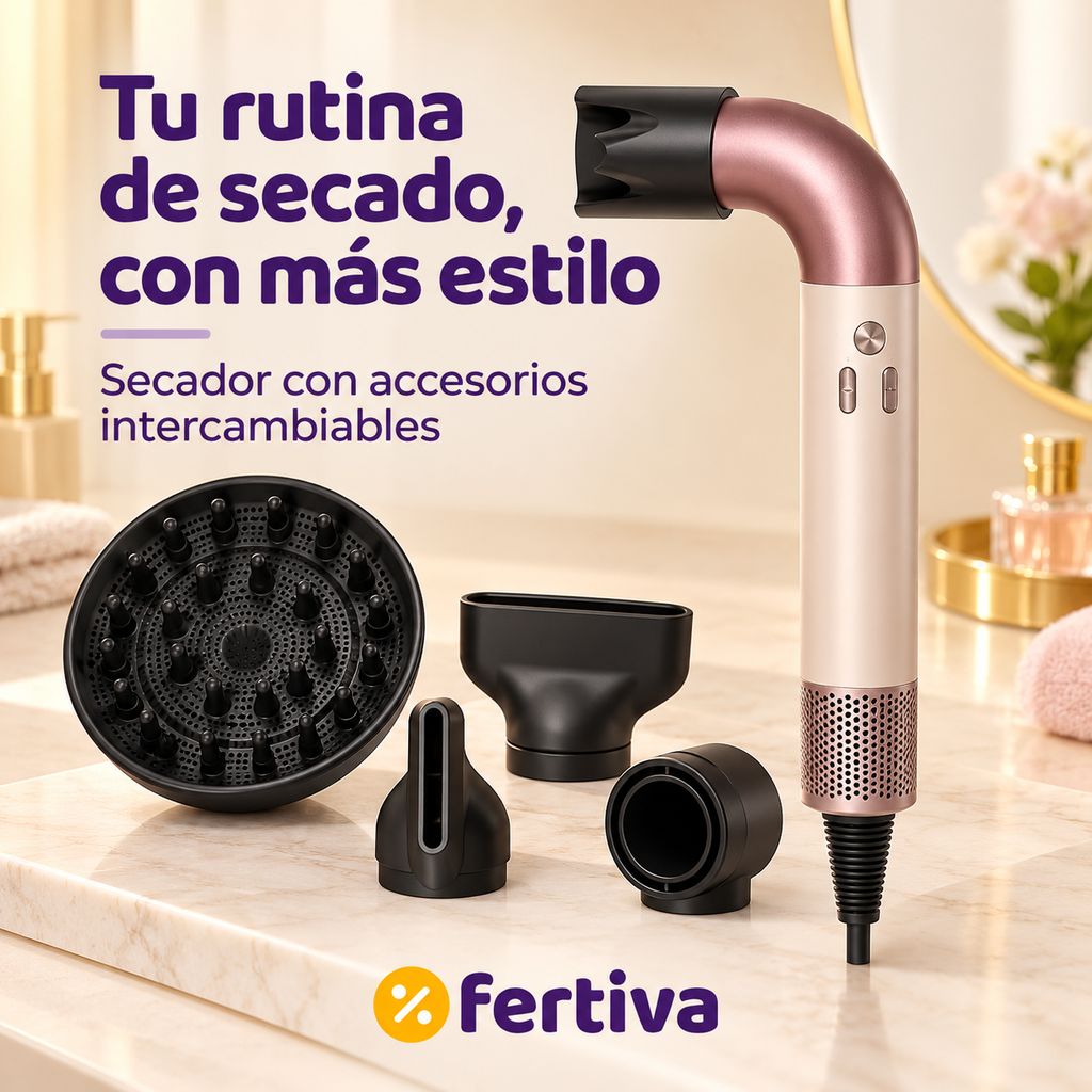 Súper Secador Profesional con 4 Cabezales