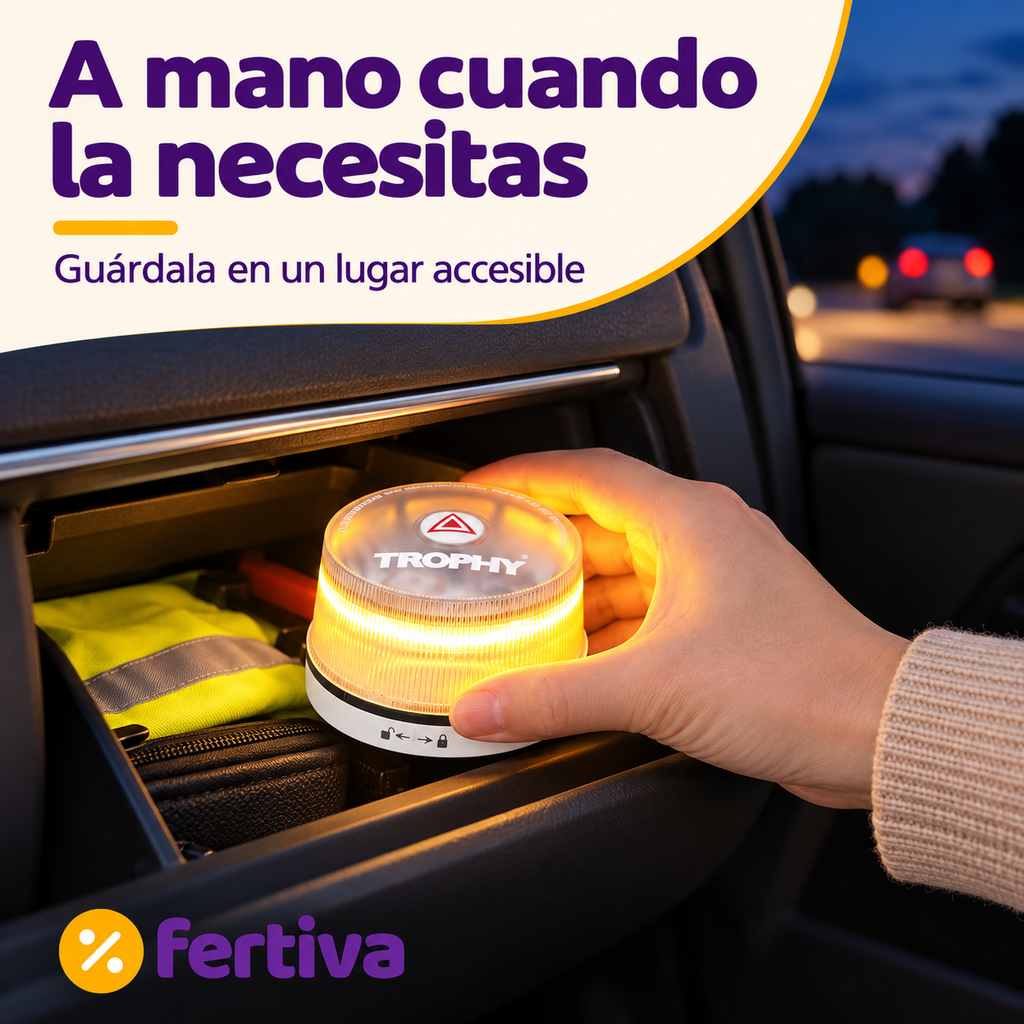 Baliza V16 Conectada DGT 3.0 con Geolocalización
