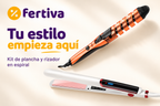 Pack Plancha Alisadora Mini + Rizador Espiral de Cerámica