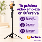 Palo Selfie Inteligente con Seguimiento Facial 1,92 m