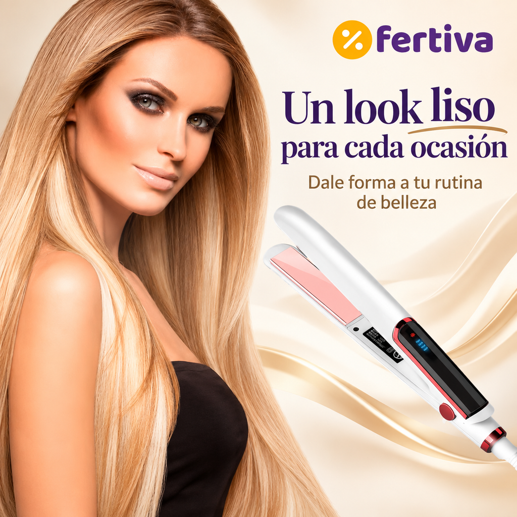 Pack Plancha Alisadora Mini + Rizador Espiral de Cerámica