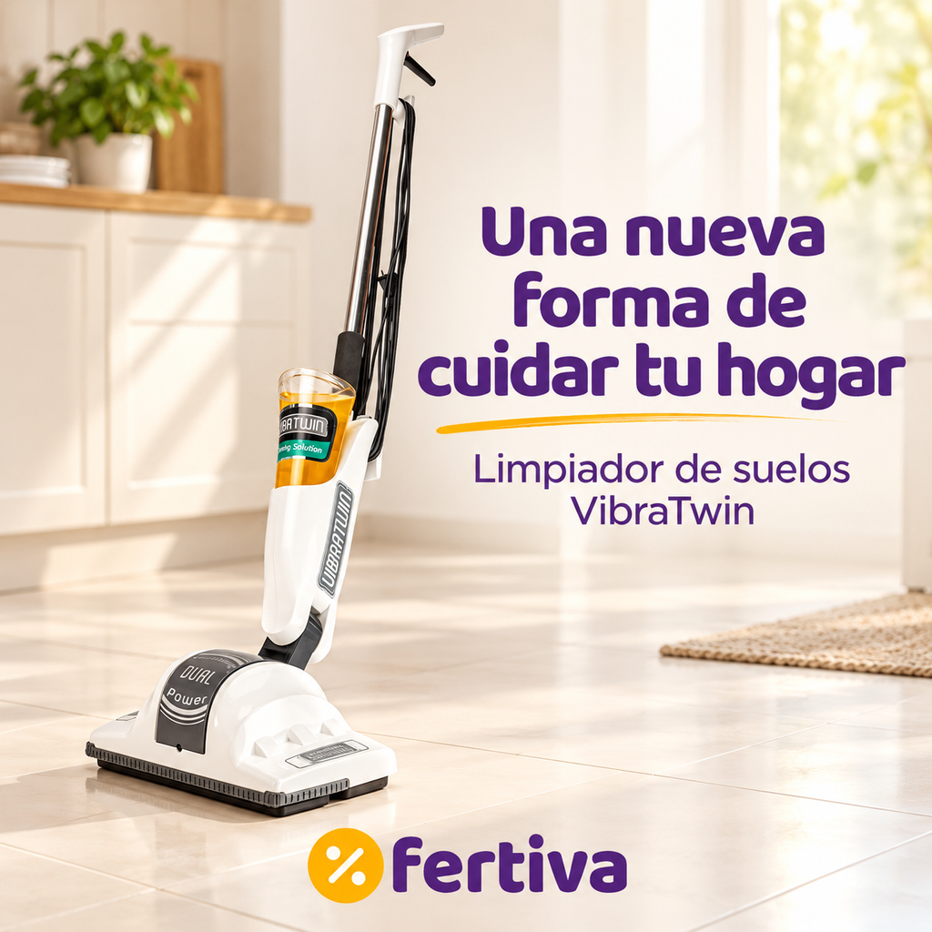 Limpiadora Vibratwin® para Alfombras, Moquetas y Suelos