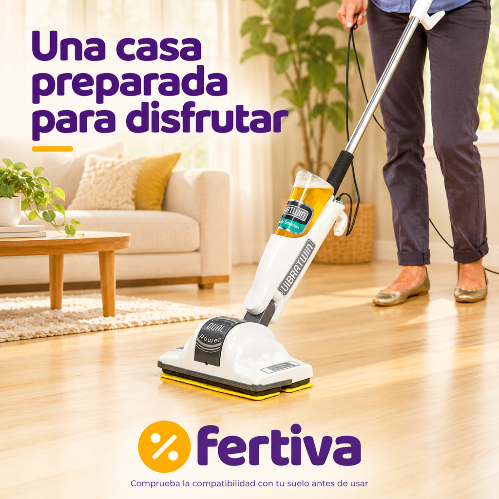 Limpiadora Vibratwin® para Alfombras, Moquetas y Suelos