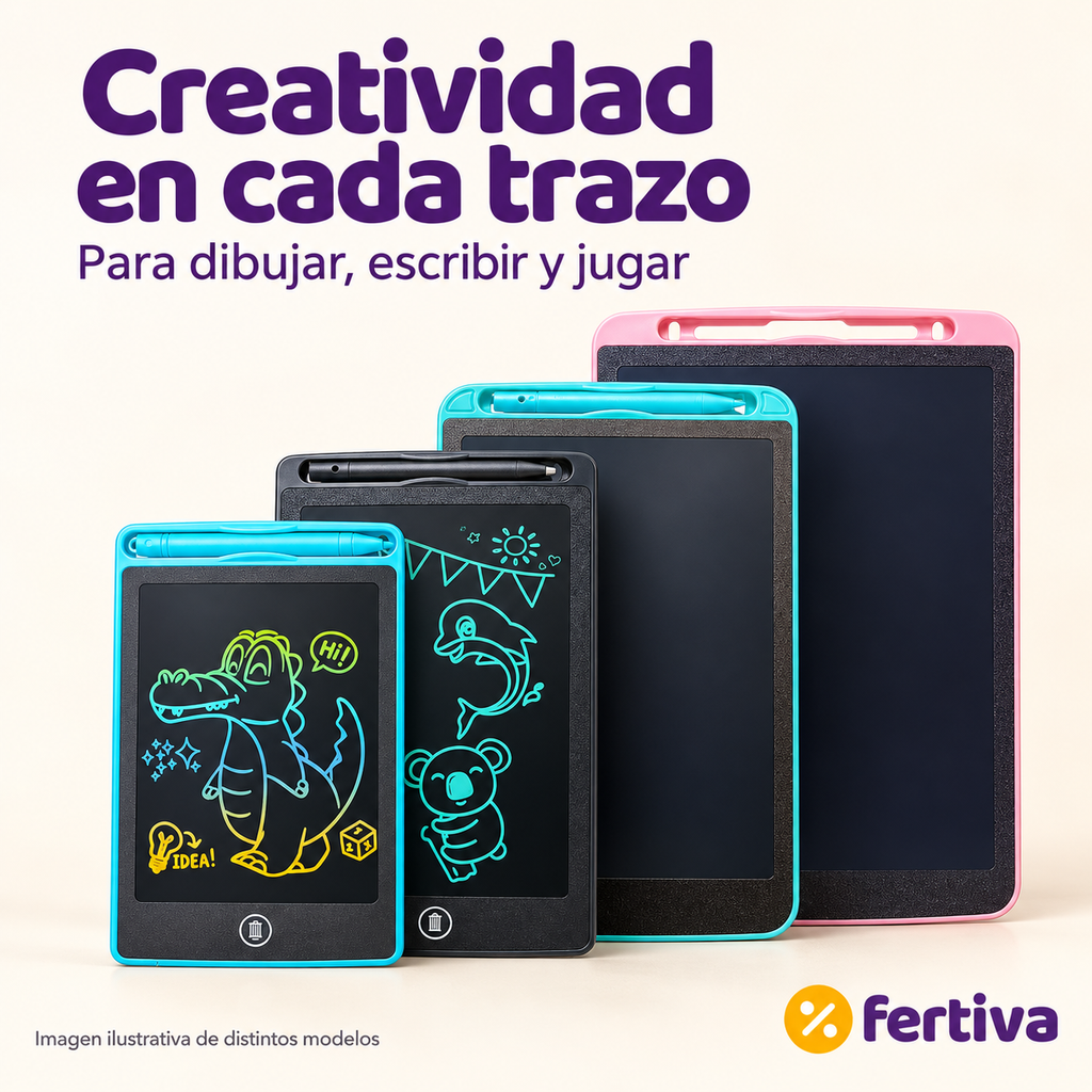 Pizarra Mágica LCD 8,5" para Niños